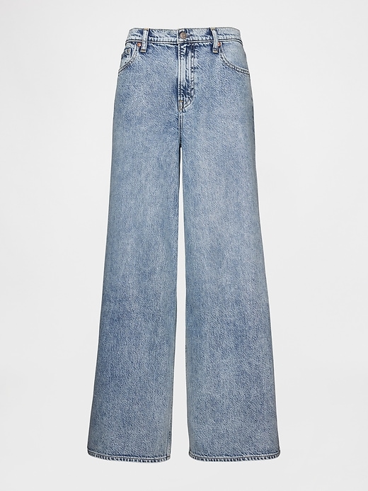 jeans larghi ultra morbidi a vita media