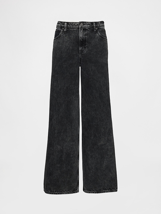 jeans larghi ultra morbidi a vita media