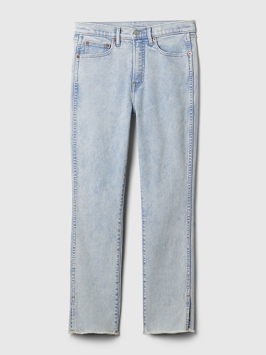 jeans slim vintage a vita alta