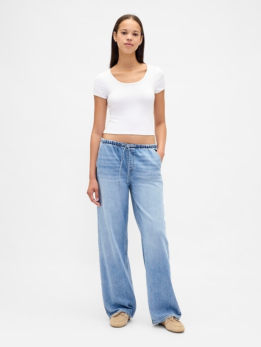jeans larghi anni 90 a vita bassa ultrasoft