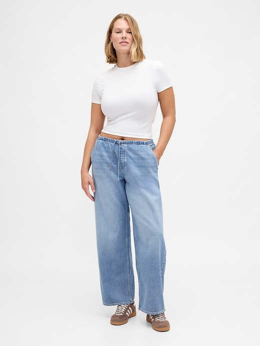 jeans larghi anni 90 a vita bassa ultrasoft