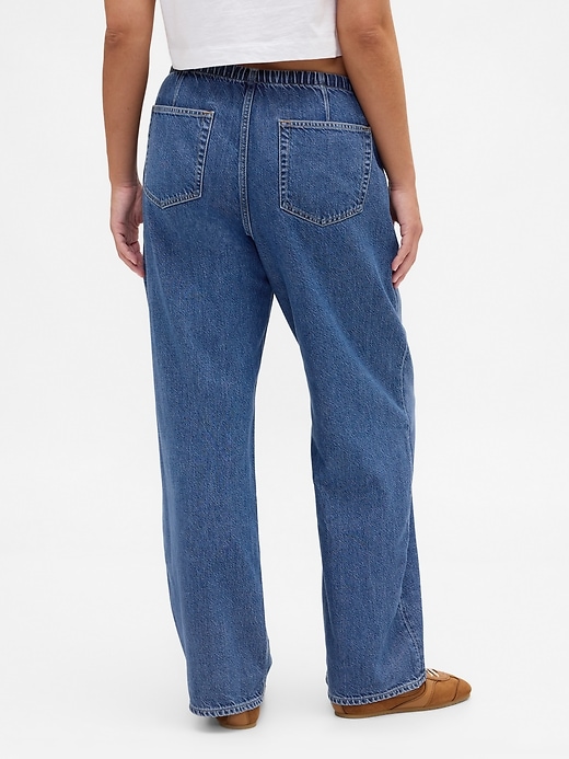 jeans larghi anni 90 a vita bassa ultrasoft