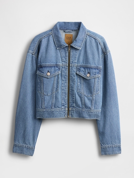 giacca corta in denim ultrasoft icon