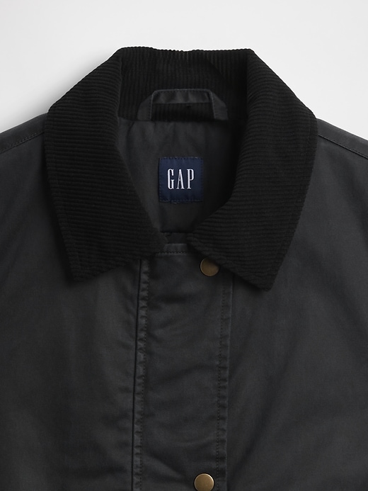 gilet da fienile in tela cerata