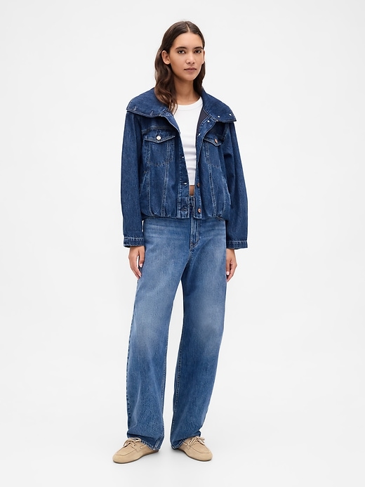 giacca oversize in denim cocoon