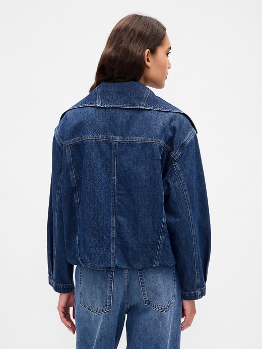 giacca oversize in denim cocoon