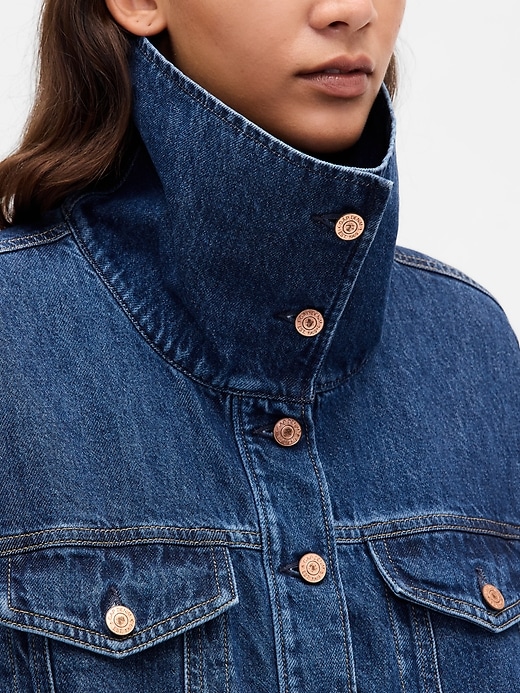giacca oversize in denim cocoon