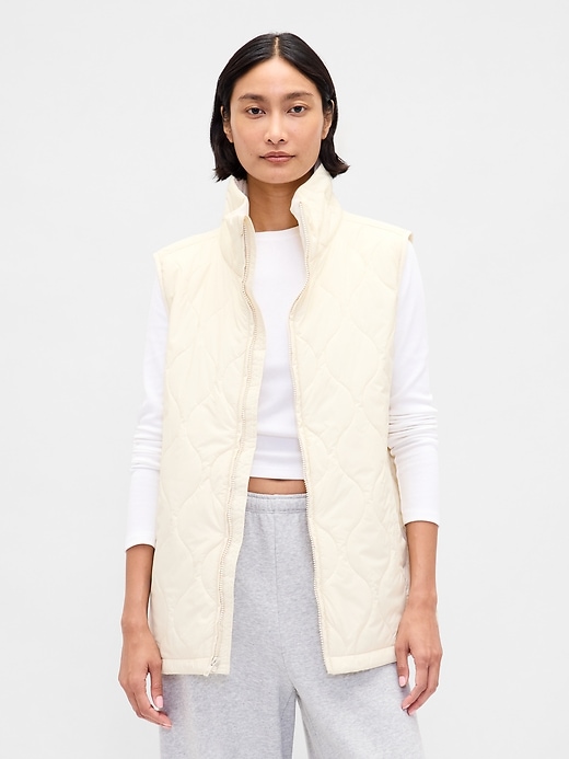 gilet imbottito leggero riciclato