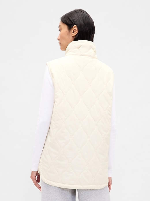 gilet imbottito leggero riciclato