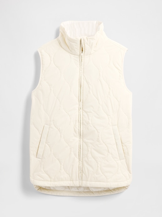 gilet imbottito leggero riciclato