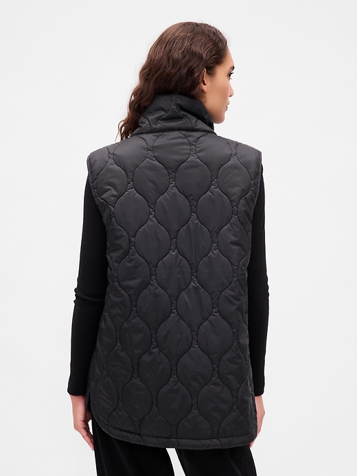 gilet imbottito leggero riciclato