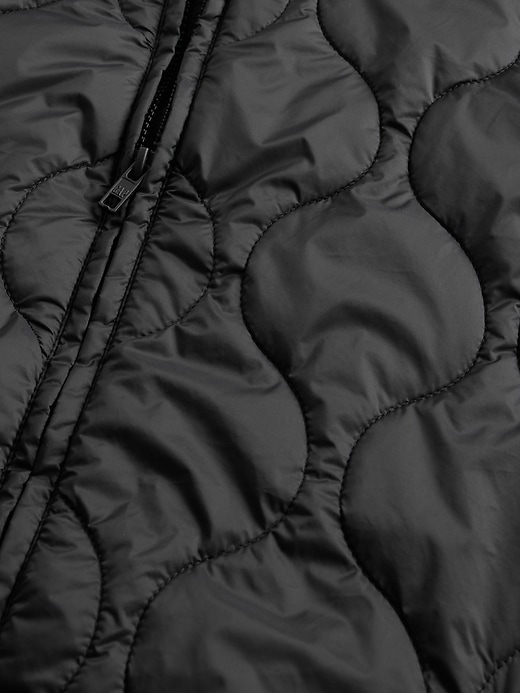 gilet imbottito leggero riciclato
