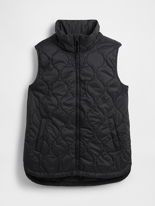 gilet imbottito leggero riciclato