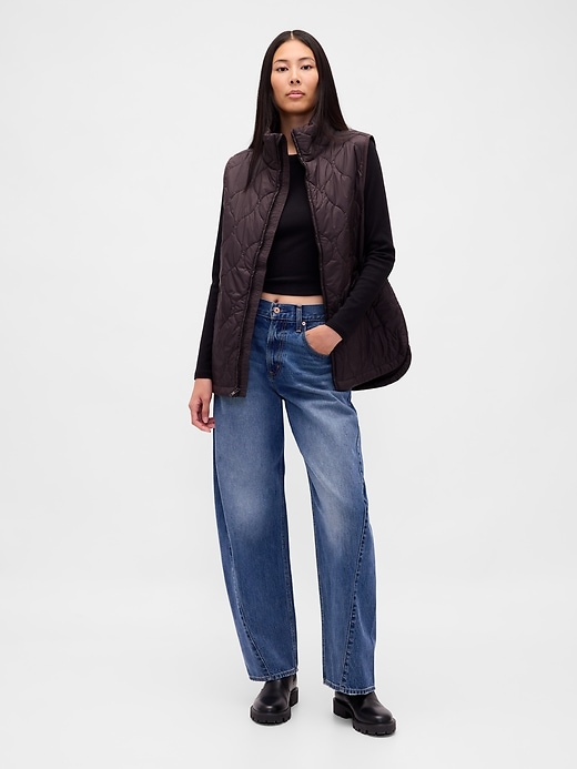 gilet imbottito leggero riciclato