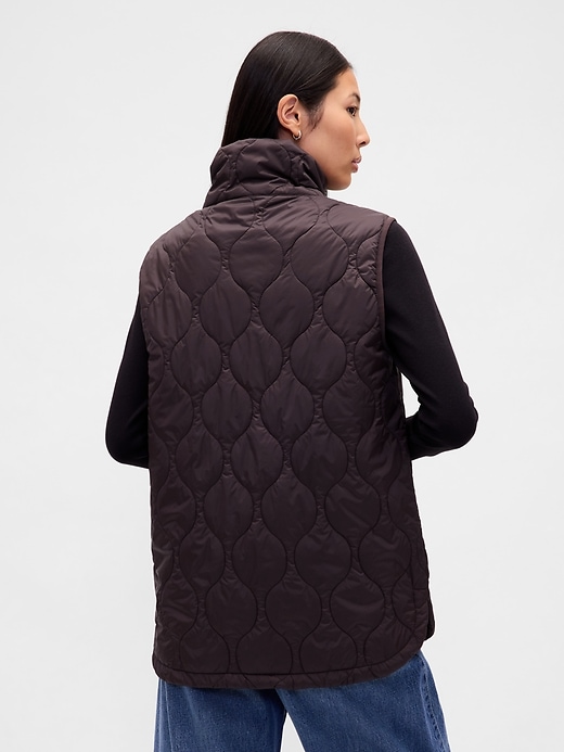 gilet imbottito leggero riciclato