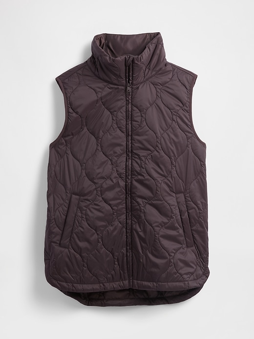 gilet imbottito leggero riciclato