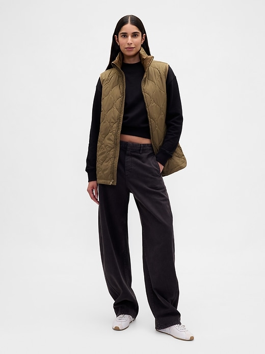 gilet imbottito leggero riciclato