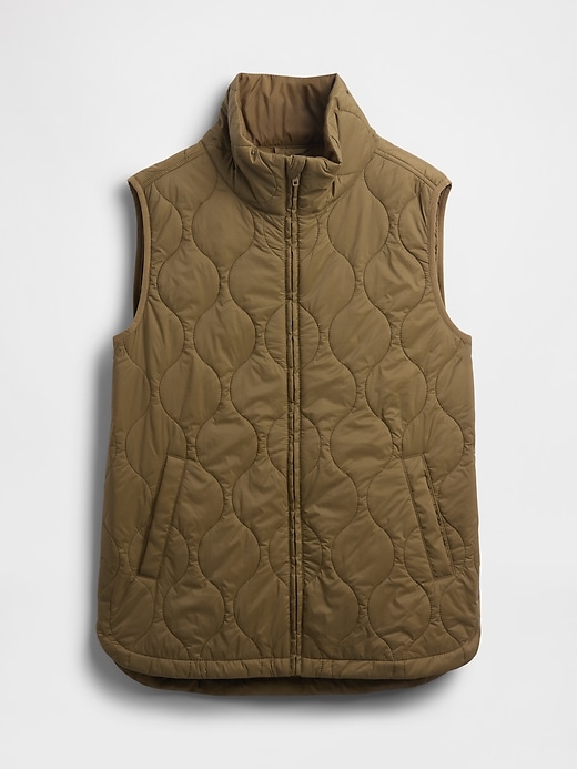 gilet imbottito leggero riciclato