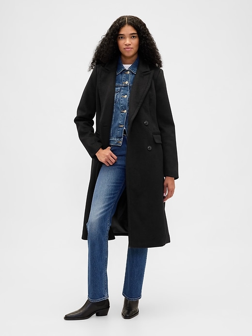 cappotto chesterfield in misto lana