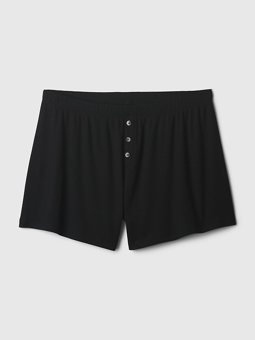 pantaloncini da pigiama a costine mini rilassati