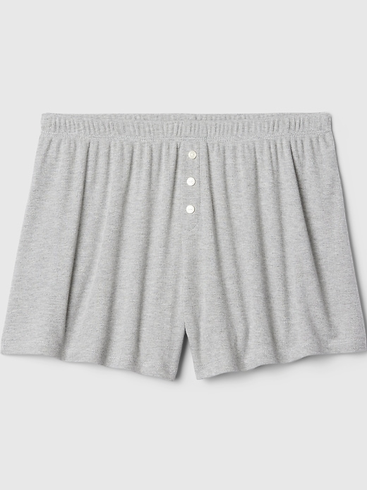 pantaloncini da pigiama a costine mini rilassati