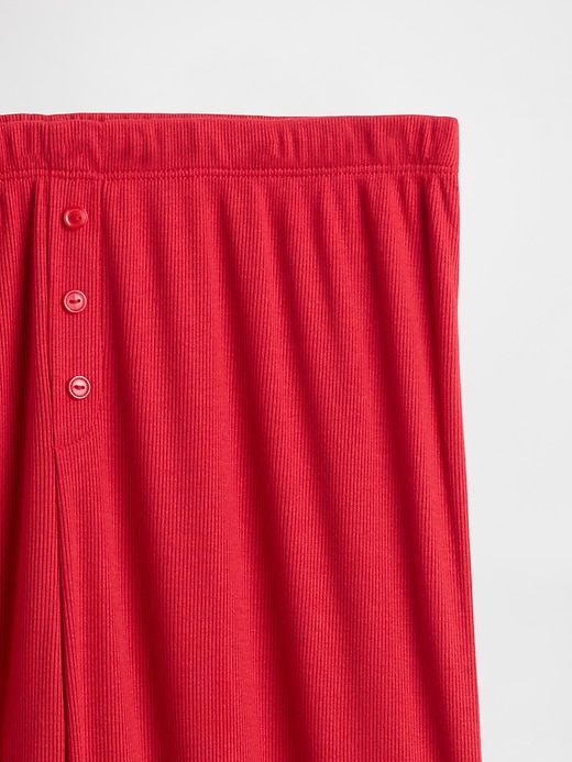 pantaloncini da pigiama a costine mini rilassati