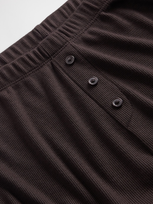 pantaloni da pigiama a gamba larga con mini costine