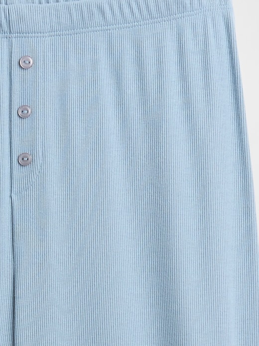 pantaloni da pigiama a gamba larga con mini costine