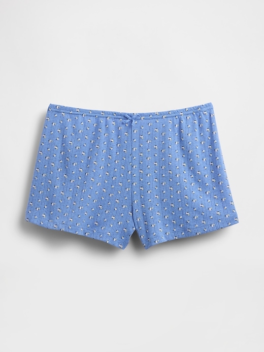 pantaloncini da pigiama in pizzo traforato