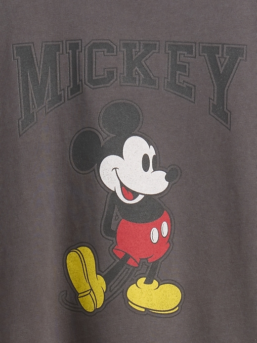 maglietta grafica in cotone pesante per adulti gap × disney