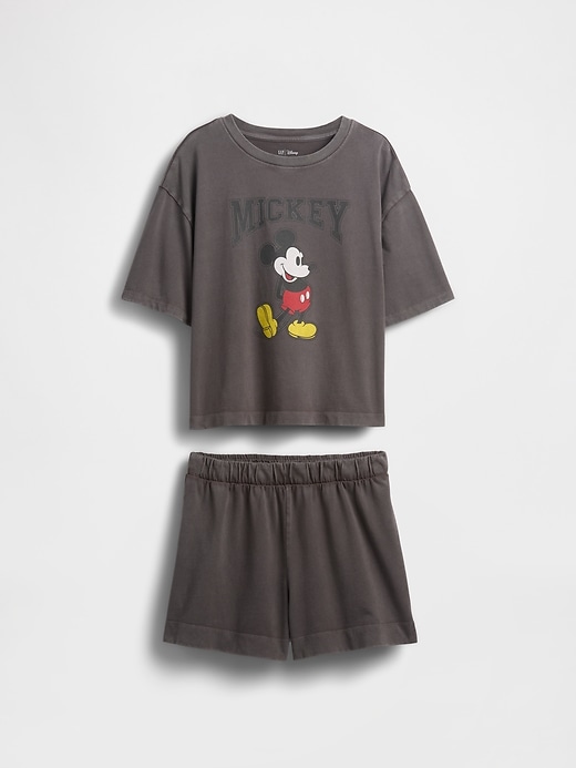 maglietta grafica in cotone pesante per adulti gap × disney