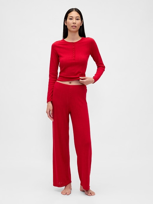 pigiama leggero cashsoft pointelle heart