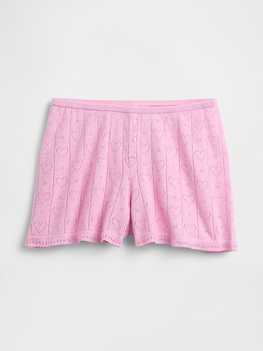 pantaloncini da pigiama leggeri cashsoft pointelle heart
