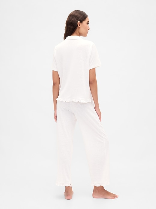 pantaloni del pigiama con volant