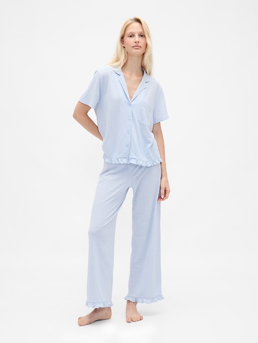 pantaloni del pigiama con volant
