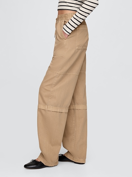 pantaloni utility a vita media