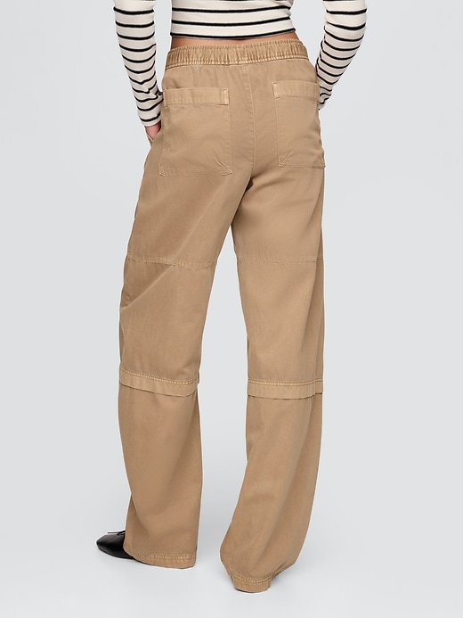 pantaloni utility a vita media