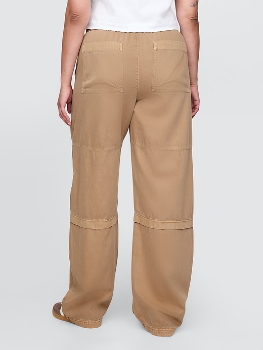 pantaloni utility a vita media