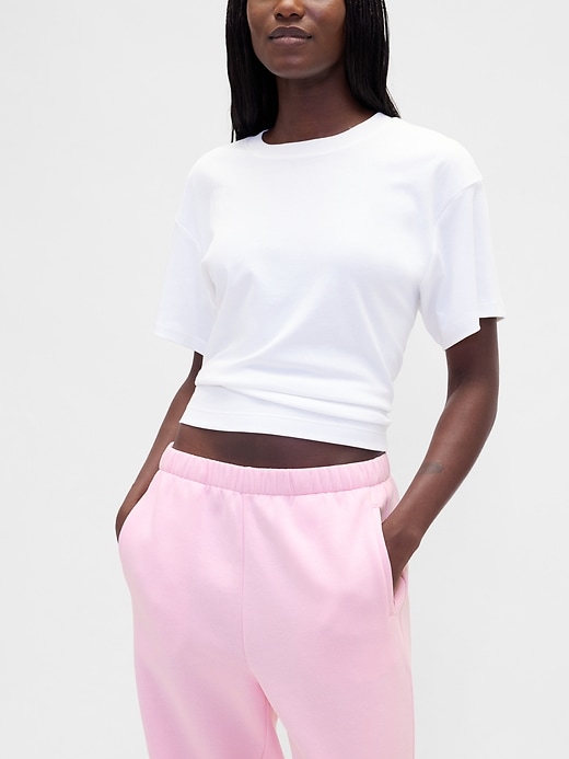 pantaloni da jogging vintagesoft relaxed a vita alta