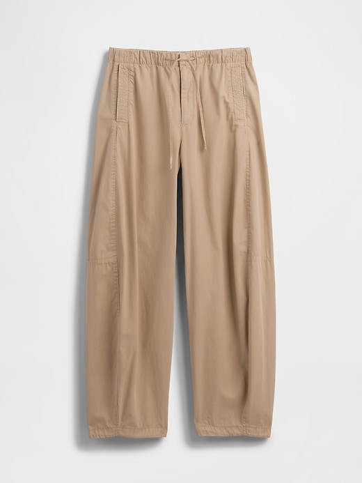 pantaloni paracadute a vita media
