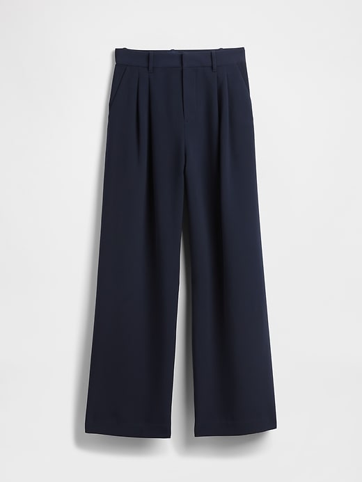 pantaloni a pieghe a vita alta 365