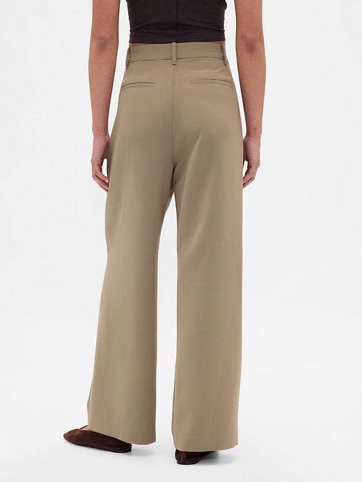 pantaloni a pieghe a vita alta 365