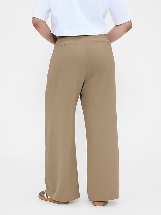 pantaloni a pieghe a vita alta 365