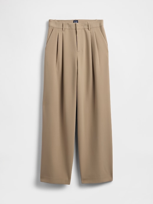 pantaloni a pieghe a vita alta 365