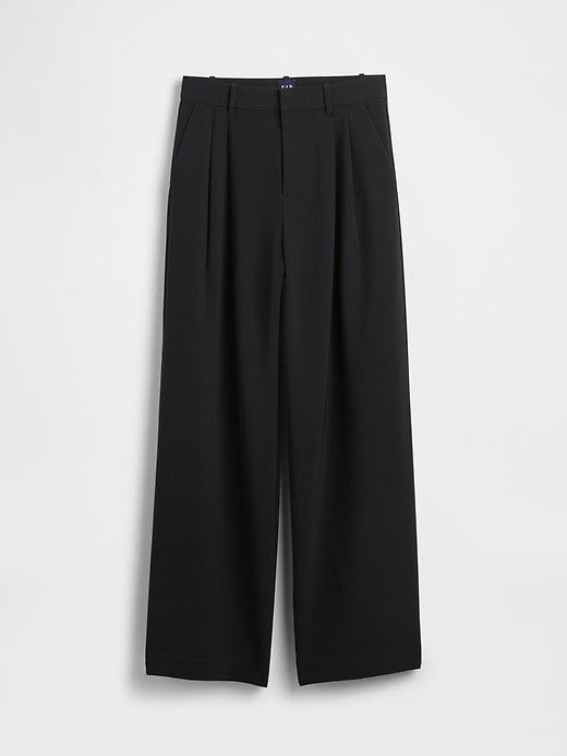 pantaloni a pieghe a vita alta 365