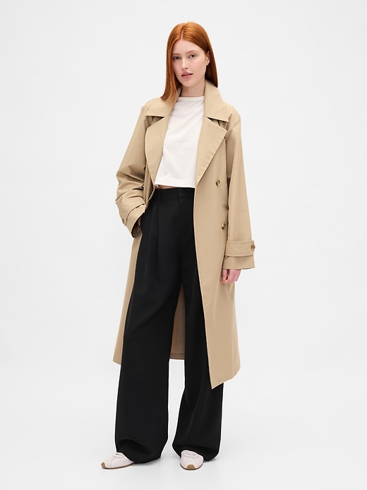 pantaloni a pieghe a vita alta 365