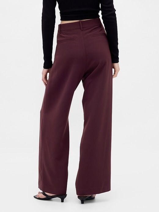 pantaloni a pieghe a vita alta 365