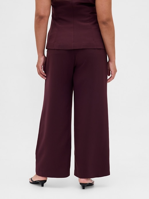 pantaloni a pieghe a vita alta 365