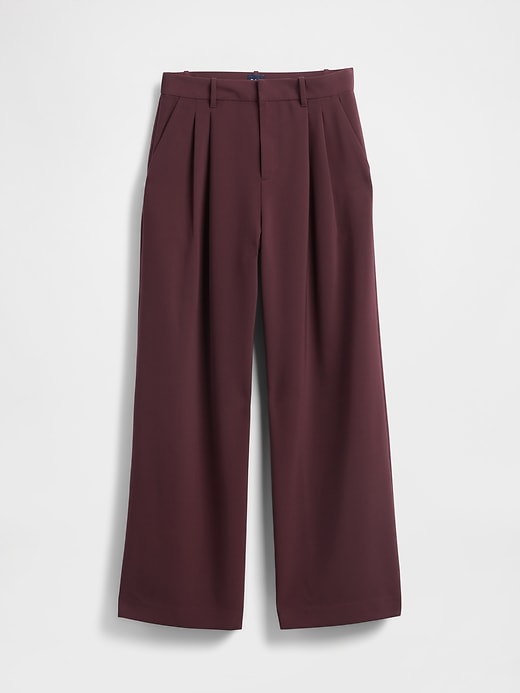 pantaloni a pieghe a vita alta 365