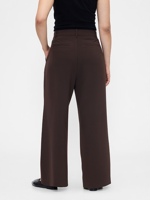 pantaloni a pieghe a vita alta 365